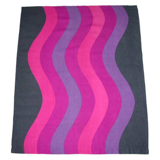Geometric waves fabric pink-purple spectrum