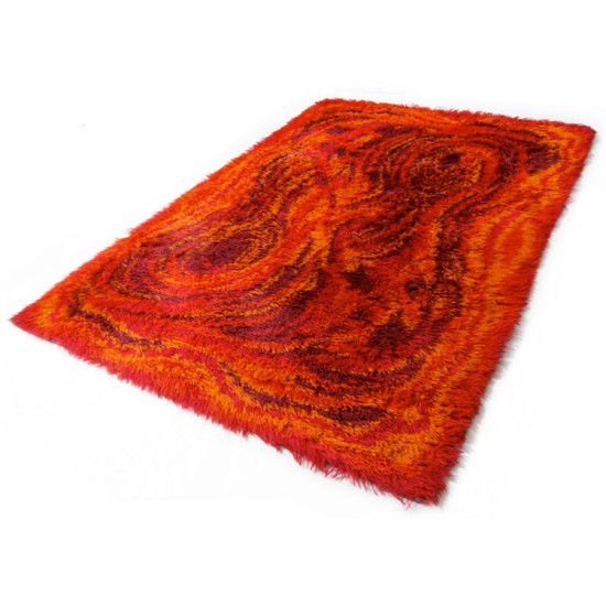 Ege Rya rug with Munch-like psychedelic design
