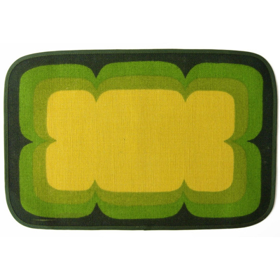 Six table mats by Sodahl Design of Denmark