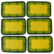 Six table mats by Sodahl Design of Denmark