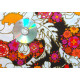 Unused vintage psychedelic flower power fabric