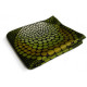 Panton-like green spectrum geometric circles textile