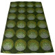 Panton-like green spectrum geometric circles textile