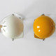 Ball lamps with triangular frames 1960s/1970s