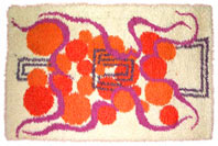 Ege Rya Taepper Abstracta psychedelic rug