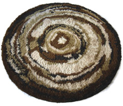 Ege Rya vortex design circular rug